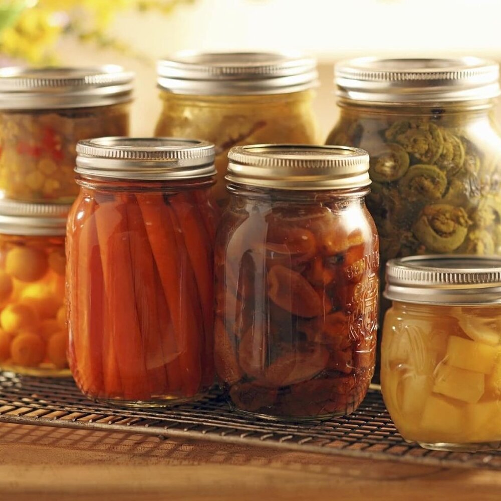 48Pcs Canning Lids with Rings Wide Mouth, Premium Mason Jar Lids with Bands/Ring - Picture 6 of 6